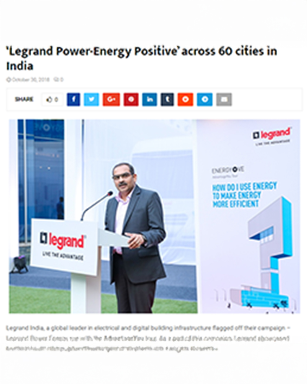 Power Energy Positive Road Show travels across India